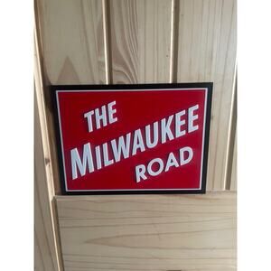 The Milwaukee Road Railroad Sign